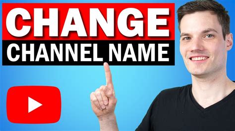 change youtube chanel name